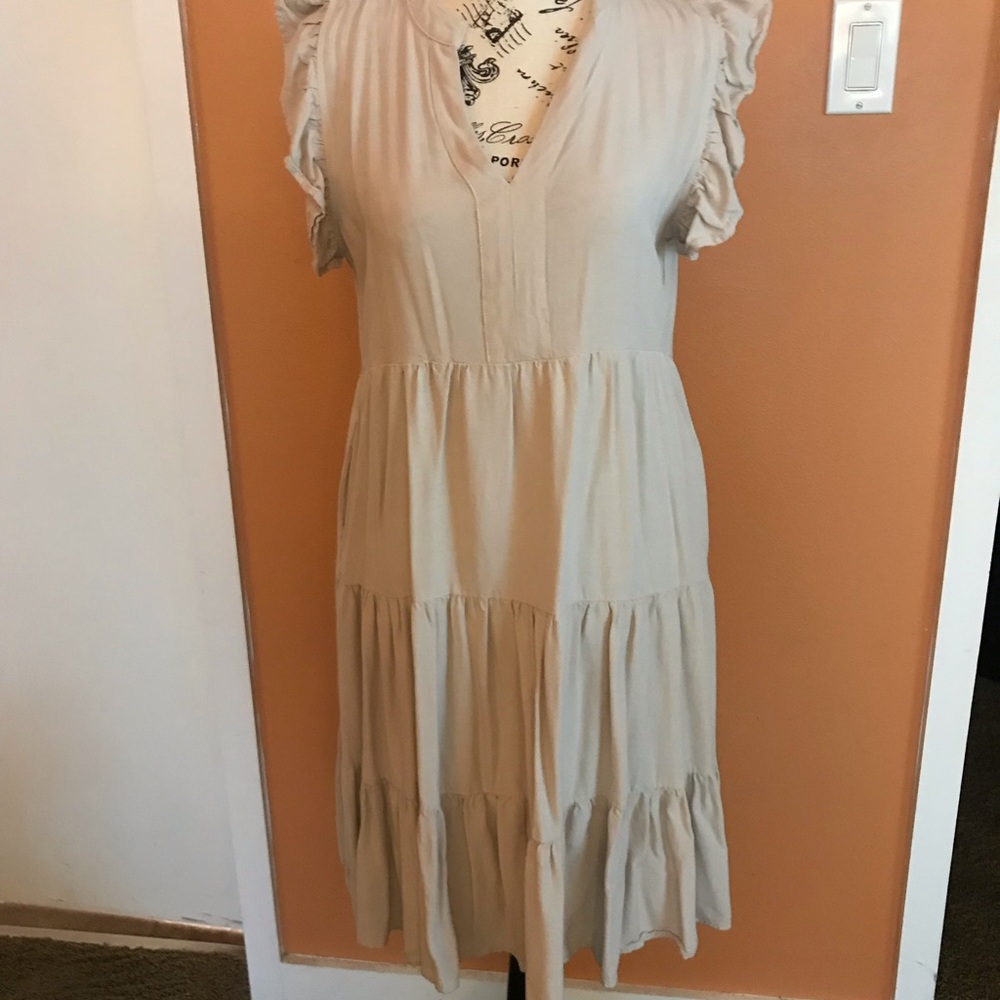 Women's Cream Mini Dress